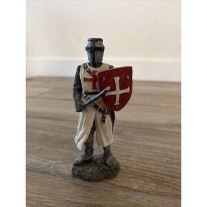 Knight With Battle Axe Resin Figurine 6" X 2"